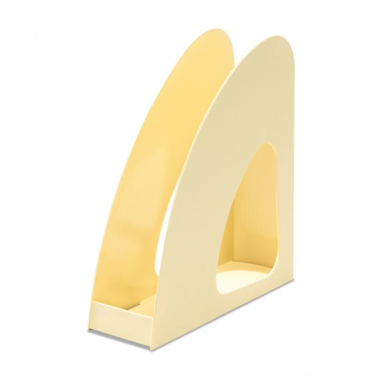 Suport Vertical Plastic Pentru Cataloage Han Re-loop, Pp Reciclat - Galben Pastel