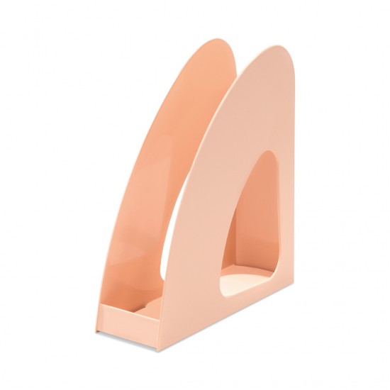 Suport Vertical Plastic Pentru Cataloage Han Re-loop, Pp Reciclat - Orange Pastel