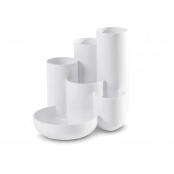 Suport Pentru Instrumente De Scris Han Campus, 5 Compartimente - Alb