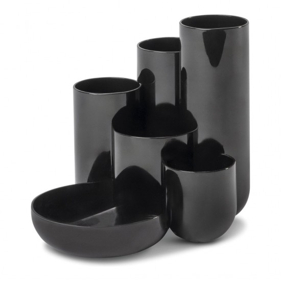 Suport Pentru Instrumente De Scris Han Campus, 5 Compartimente - Negru