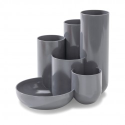 Suport Pentru Instrumente De Scris Han Campus, 5 Compartimente - Gri