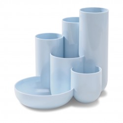 Suport Pentru Instrumente De Scris Han Campus, 5 Compartimente - Albastru Pastel