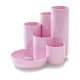 Suport Pentru Instrumente De Scris Han Campus, 5 Compartimente - Roz Pastel