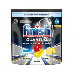 Finish Quantum Ultimate Lemon, Tablete Detergent Pentru Masina De Spalat Vase,30buc/cutie