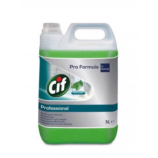Cif Professional Forest Pine, Pentru Toate Tipurile De Pardoseli Si Suprafete, 5 Litri
