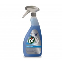 Cif Professional Window & Multisurfaces, Cu Pulverizator, Pentru Curatat Geamuri, 750ml