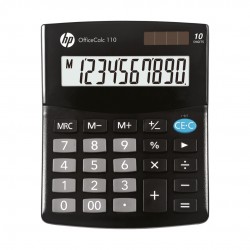 Calculator De Birou, 10 Digits, 125 X 101 X 33 Mm, Solar Power, Hp Oc110