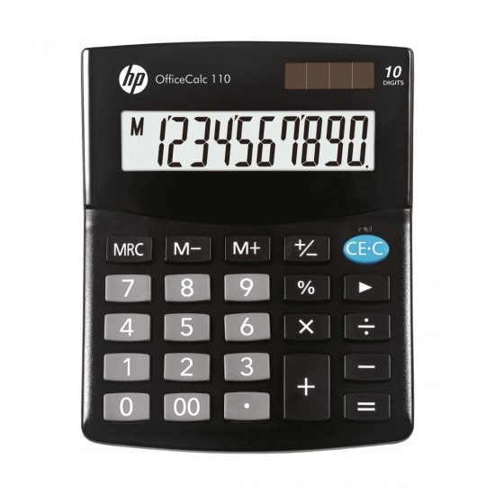 Calculator De Birou, 10 Digits, 125 X 101 X 33 Mm, Solar Power, Hp Oc110