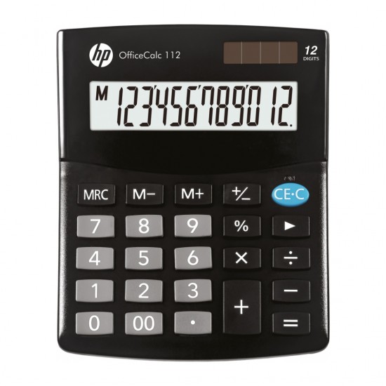 Calculator De Birou, 12 Digits, 125 X 101 X 33 Mm, Solar Power, Hp Oc112