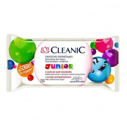 Servetele Umede Cleanic Junior, Antibacteriale, Recomfortante, 15 Buc/pachet, Pt. Copii - Bubble Gum