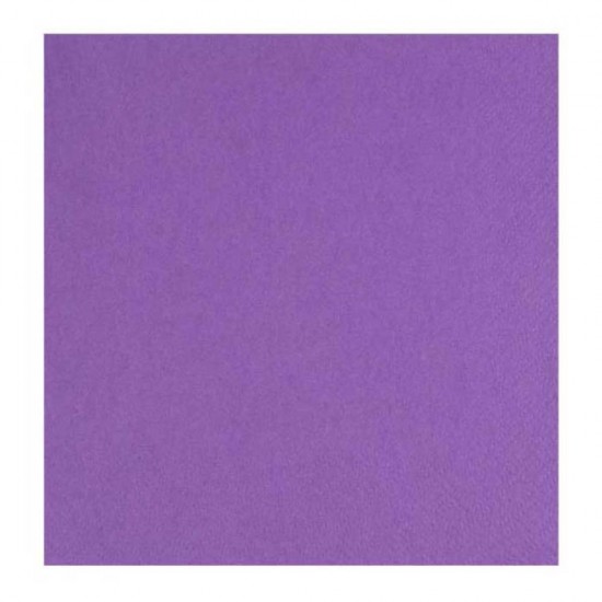 Servetele Okay, Culoare Violet, Dimensiune 33x33 cm, 2 Straturi, 50 Foi/Pachet