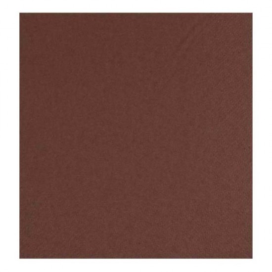 Servetele Okay, Culoare Maro, Dimensiune 33x33 cm, 2 Straturi, 50 Foi/Pachet