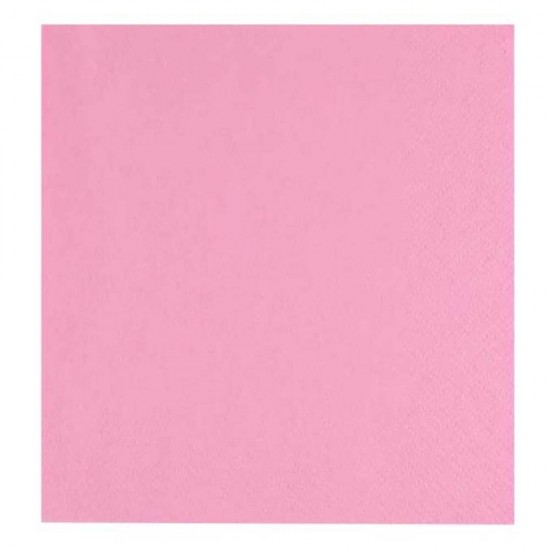 Servetele Okay Rosa Shocking, Culoare Roz, Dimensiune 33x33 cm, 2 Straturi, 50 Foi/Pachet