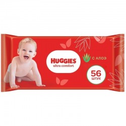 Servetele Umede Huggies Ultra Confort Cu Aloe Vera, 56 Buc/set