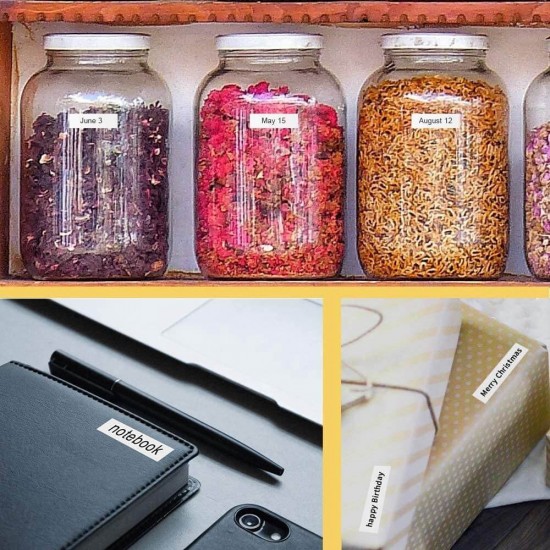 Ribon i-Aicon Brother P-Touch TZE221, Negru pe Banda Alba, 9mm x 8m, Ribon Compatibil Brother TZE221 Black on White Tape, Ribon Negru pe Banda Alba Compatibil Brother TZE 221, Ribon Compatibil Brother P-Touch TZE221