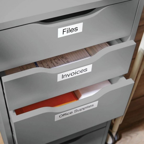 Ribon i-Aicon Brother P-Touch TZE221, Negru pe Banda Alba, 9mm x 8m, Ribon Compatibil Brother TZE221 Black on White Tape, Ribon Negru pe Banda Alba Compatibil Brother TZE 221, Ribon Compatibil Brother P-Touch TZE221