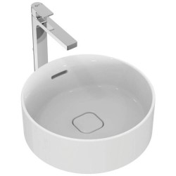 Lavoar Rotund pe Blat Ideal Standard Strada II, 38 cm, cu Preaplin