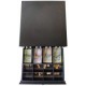 Sertar de Bani Metalic Mediu CD350BK, 4 Compartimente Bancnote, 8 Compartimente Monede si 2 Compartimente Externe, Culoare Negru