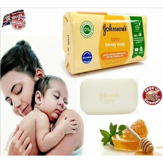 Sapun Solid Piele Delicata Johnson's Baby Cu Miere, 90 Gr