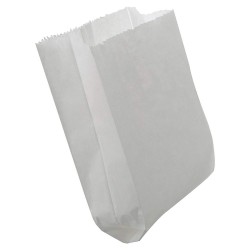 Pungi din Hartie Kraft Alba, Dimensiune 20x4x34 cm, 450 Buc/Bax - Ambalaje din Hartie