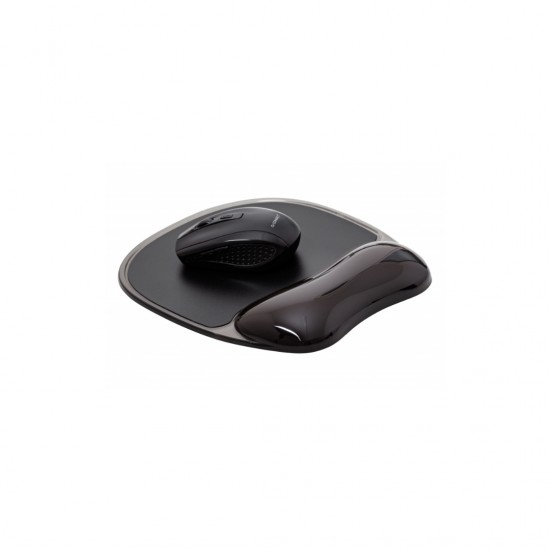 Mouse Pad Cu Gel, 23 X 20 X 2 Cm, Q-connect - Negru