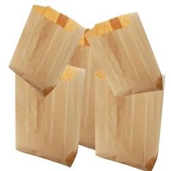 Set 1450 Pungi din Hartie Kraft Natur, 9x3x20 Cm, 5 Kg, Pungi Natur, Pungi de Hartie Kraft, Punga Hartie Pentru Produse, Punga Hartie Pentru Ambalare, Sacose Hartie pentru Industria Alimentara, Sacose Hartie pentru Panificatie