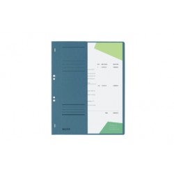 Dosar Cu Sina Leitz 1/2, Carton, A4, Cu Capse, 170 Coli, Albastru