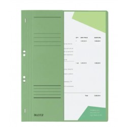 Dosar Cu Sina Leitz 1/2, Carton, A4, Cu Capse, 170 Coli, Verde