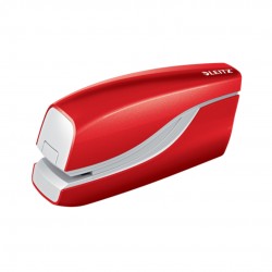 Capsator Electric Leitz Wow Nexxt Series, Cu Baterii, 10 Coli, 1000 Capse E1 Incluse, Rosu