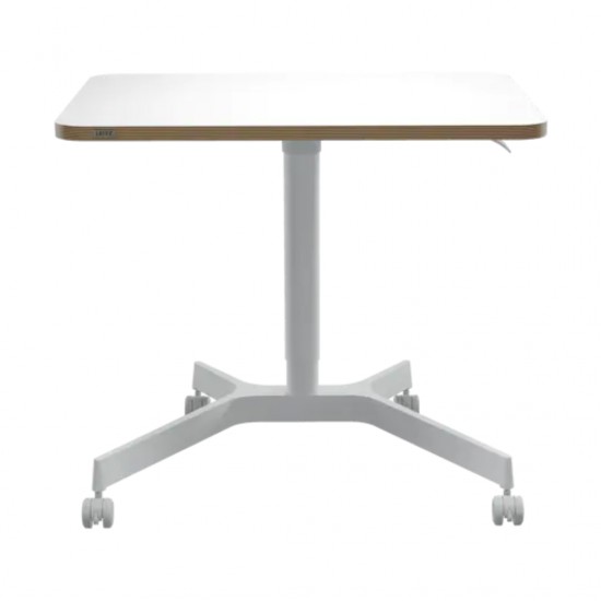 Birou Ergonomic Leitz Ergo, Pneumatic, Ajustabil Pe Inaltime, Pentru Pozitia Sezut/in Picioare, Alb