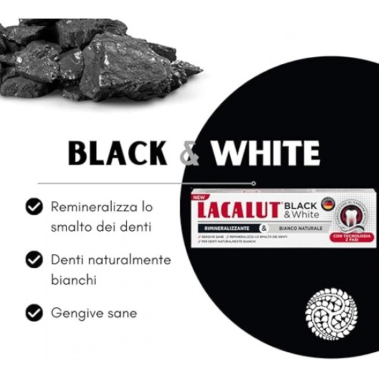 Lacalut Pasta Dinti De White And Repair 75ml Plus Periuta Dinti
