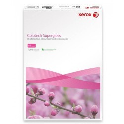 Hartie Super Lucioasa Copiator Xerox Colotech Supergloss A3, 250 g/mÂ², 100 Coli/Top, Alba, Hartie Lucioasa pentru Invitatii, Top Hartie Alba, Coli Albe, Hartie Alba A3 Lucioasa, Foi de Hartie, Hartie Copiator Lucioasa, Coli A3 Albe