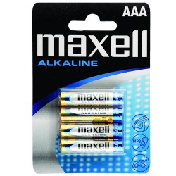 Baterii R3 (aaa) 1.5v Alcaline 4buc/blister Maxell