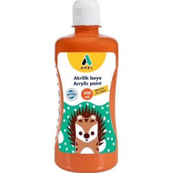 Culoare Acrilic Portocalie 500 Ml Adel