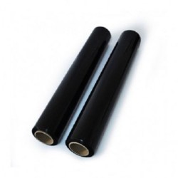 Folie Stretch 23 Microni Neagra 1.3 Kg(tub150g) 109m