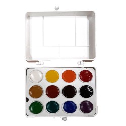 Acuarele 12 Culori Colibri