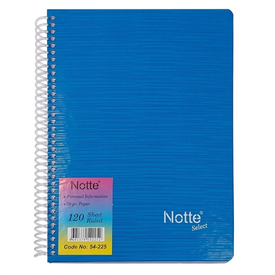 Caiet Spira A5 120 File Dictando Coperta Cartonata Notte