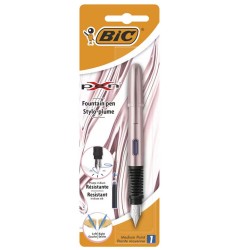 Stilou Xpen Chrome Pink Blister Bic