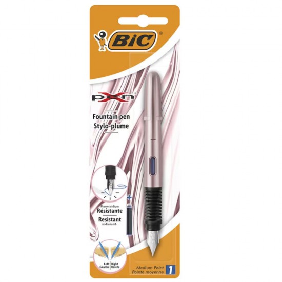 Stilou Xpen Chrome Pink Blister Bic