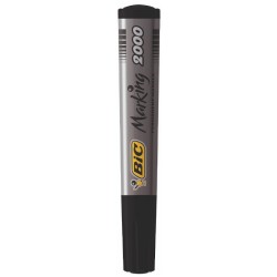 Marker Permanent Negru Varf Rotund 2000 Bic