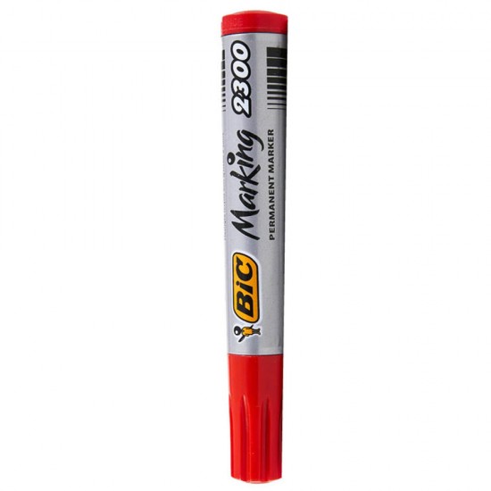 Marker Permanent Rosu Varf Tesit 2300 Bic