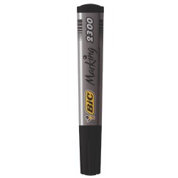 Marker Permanent Negru Varf Tesit 2300 Bic