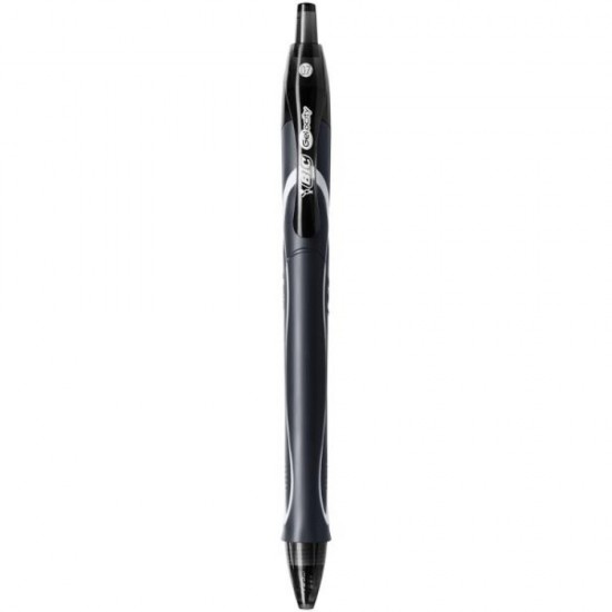 Roller 0.7 Mm Semi-gel Cu Mecanism Negru Quick-dry Bic