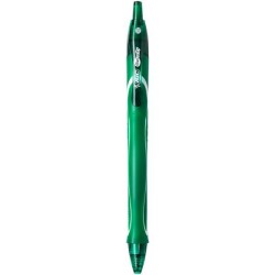 Roller 0.7 Mm Semi-gel Cu Mecanism Verde Quick-dry Bic