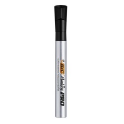 Marker Permanent Negru Varf Rotund Pro Industrial Bic