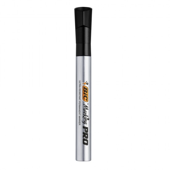 Marker Permanent Negru Varf Rotund Pro Industrial Bic