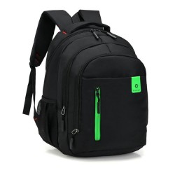 Ghiozdan Laptop Black It Negru-verde 44 X 30 X 19 Cm Pigna