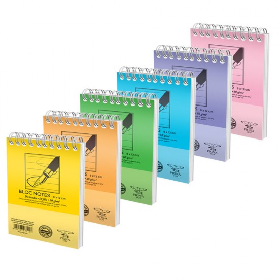 Bloc Notes Spira A7 50 File Dictando Basic Pigna