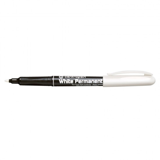 Marker Permanent Alb 1.2mm 2686 Centropen