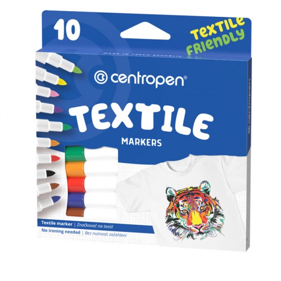 Marker Pentru Textile 10/set 2739 Centropen